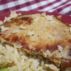   It's Too Easy  Pork Chops & Rice Casserole recipe