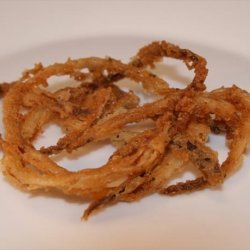 Crispy Fried Onion Strings recipe