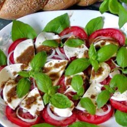 Basil , Tomato & Mozzarella Cheese recipe