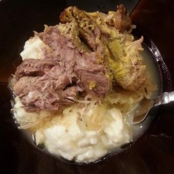 Crock Pot Sauerkraut and Pork Shoulder Roast recipe