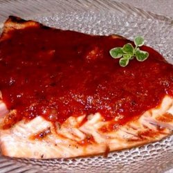 Grilled Salmon and Smokey Tomato-chipotle Sauce recipe