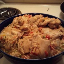 Crock Pot Arroz Con Pollo (Spanish Chicken With Rice) recipe