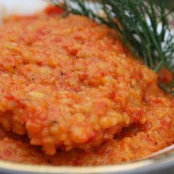 Lentils and Red Pepper Dip recipe