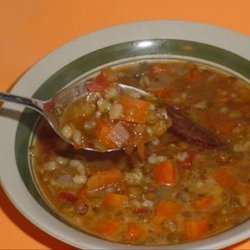 Lentil Barley Stew recipe