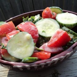 Yogurt Tomato Salad recipe