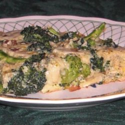 Broccoli Two Cheese Frittata recipe