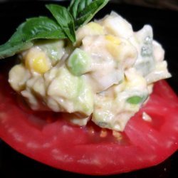 Fiesta Corn Salad over Tomato recipe