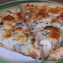 Mika's Buffalo Chicken Alfredo Pizza recipe