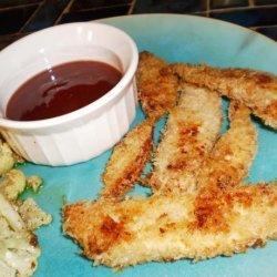 Chicken Fingers With Plum Dipping Sauce recipe
