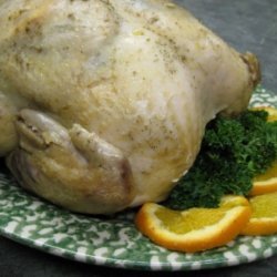 Herbed Roast Chicken for Crock Pot (With Bonus Stock) recipe