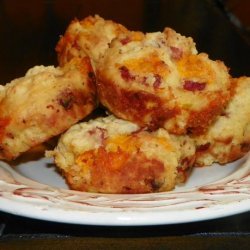 Ham and Cheddar Muffins recipe