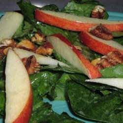 Spinach and Green Apple Salad, Diabetic recipe