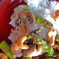 Oriental Asparagus and Mushrooms recipe