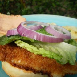 Crispy Fish or Chicken Sandwich With Spicy Mayonnaise recipe
