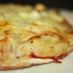 Creamy Chicken Pizza Topping recipe
