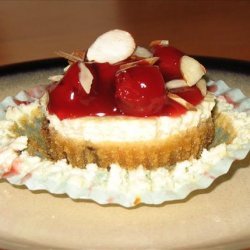 Cherry-Almond Cheesecake Cookie Cups recipe