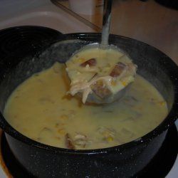 Easy Chicken Corn Chowder With Chilies recipe