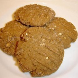 Lower Fat Oatmeal Molasses Cookies recipe