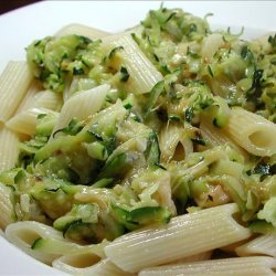 Courgette / Zucchini Pasta With Chili, Garlic & Parmesan recipe