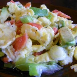 Soft Scrambled Eggs With Smoked Salmon and Avocado recipe