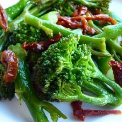Broccoli Rabe With Sun-Dried Tomatoes recipe