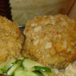 Kittencal's Baked Cheesy Mashed Potato Patties/Croquettes recipe