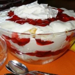 Paula Deen's Cherry Cheese Trifle recipe