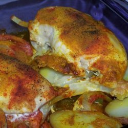Roasted Sephardic (Yemenite) Chicken With Potatoes recipe
