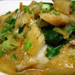 Thai-Style Tilapia With Coconut-Curry Broth recipe