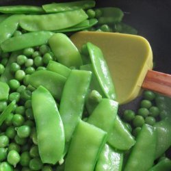 Buttered Snow and Green Peas recipe