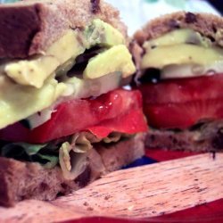 Tomato, Cucumber, & Avocado Sandwich recipe