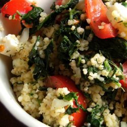 Spinach and Bulgar Salad recipe