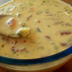 Weight Watchers Yummy Cheese Soup (Easy Too) recipe