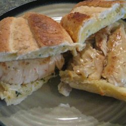 Grilled Chicken Mozzarella Sandwiches recipe