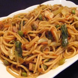 Chicken Lo Mein With Vegetables recipe