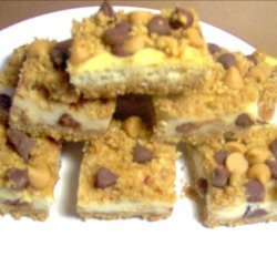 Choco-Peanut Butter Cheesecake Bars recipe