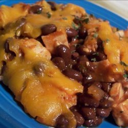 Southwest Chicken Bean and Rice Casserole recipe