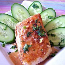 Steamed Halibut With Chili Lime Dressing recipe