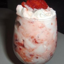 Crushed Strawberries and Cream recipe