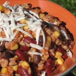 Black and Red Fiesta Beans With Rice recipe