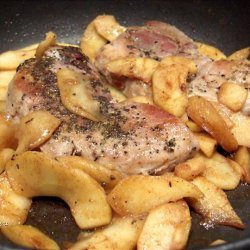 Pork Loin Chops With Cinnamon Apples recipe