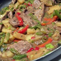 Pineapple Beef Stir-Fry recipe
