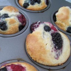 Jumbo Blueberry Muffins (or Cranberry) recipe