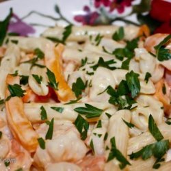 Shrimp and Pasta Stir-fry recipe