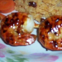 Spicy Sweet Grilled Shrimp recipe