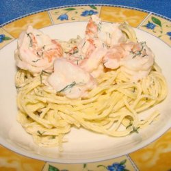 Ww Dilled Shrimp With Angel Hair Pasta recipe