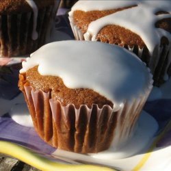 Gingerbread Muffins with Lemon Glaze recipe