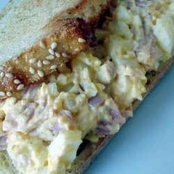 Ham and Egg Salad Sandwiches recipe