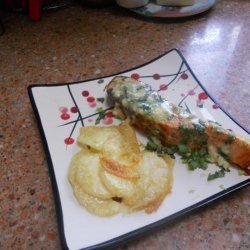 Grilled Salmon With Lime Butter Sauce recipe