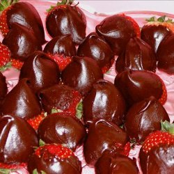 Chocolate Grand Marnier Covered Strawberries recipe